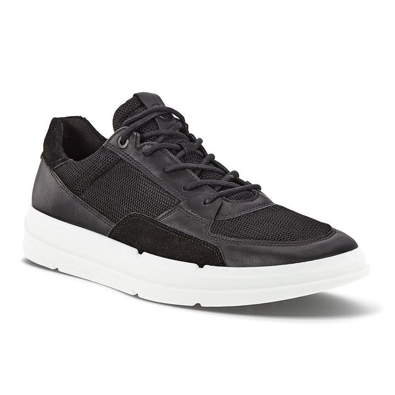 Men Casual Ecco Soft X M - Sneakers Black - India KJYRDF405
